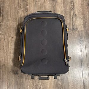 IKEA UPPTACKA Family Rolling Carry On Luggage/ Backpack - MISSING Detachable Bag